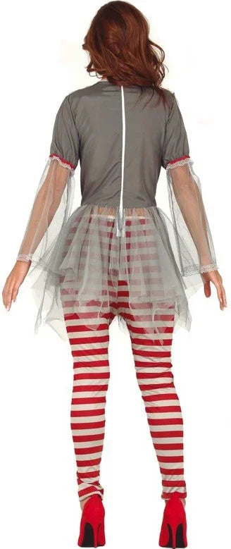 Disfraz de Penny la Payasa Diabólica para Adulto Pennywise Guirca